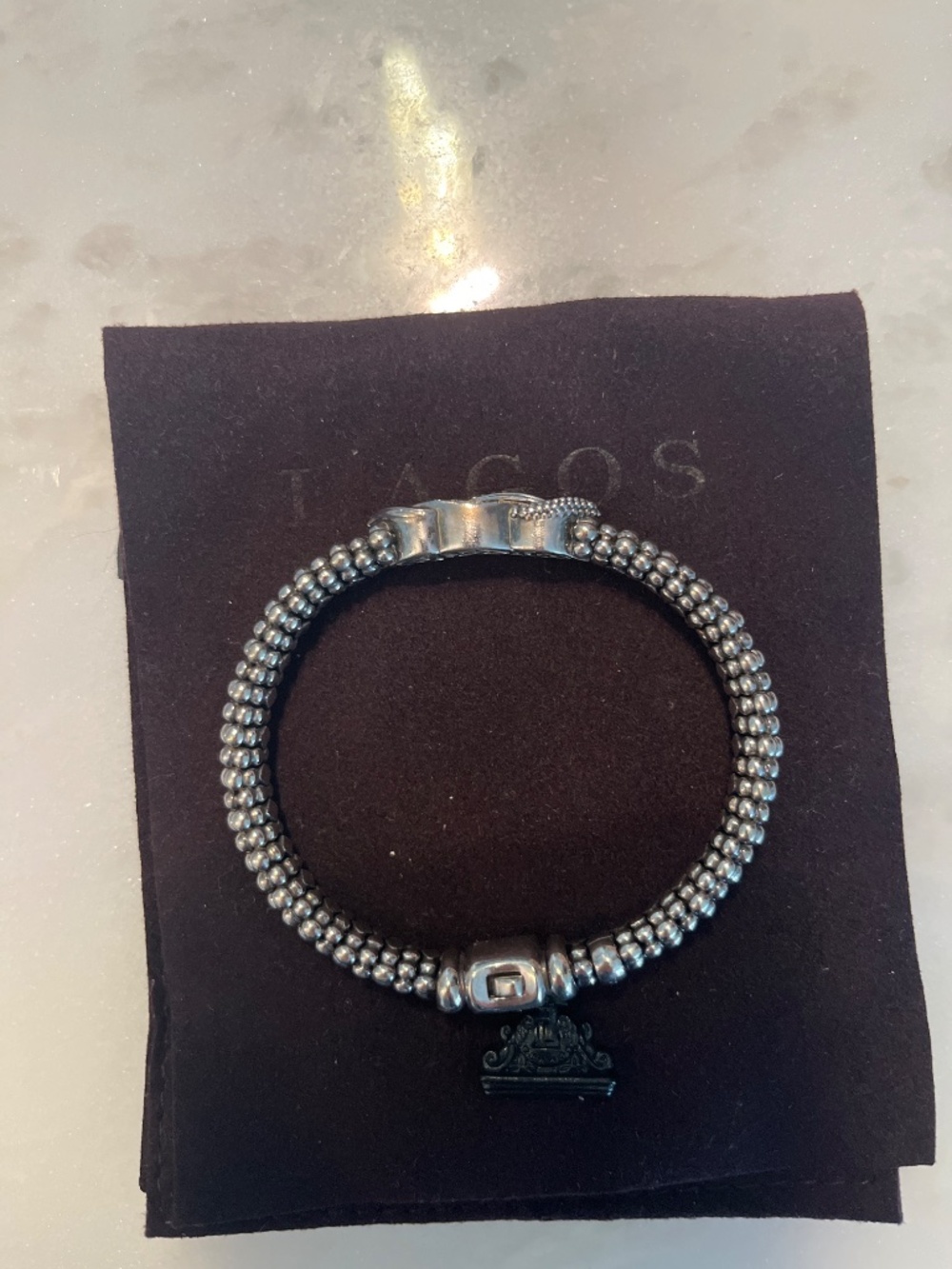 Lagos bracelet with diamonds - Picture 2 of 5